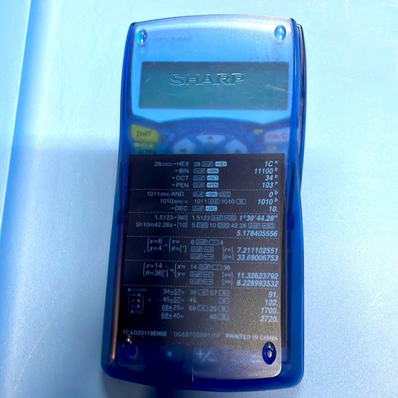 Sharp EL-531W advanced D.A.L. Scientific Calculator with new LE44 batteries - Picture 3 of 5